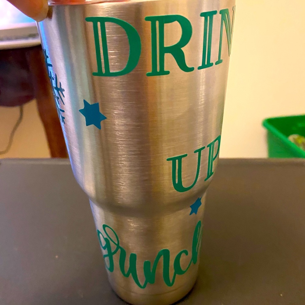 Grinch tumbler